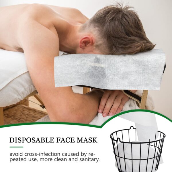 Luriseminger 500pcs Fundas Desechables Para Reposacabezas de Mesa de Masaje, 30 x 40cm Fundas Desechables Masaje Cojín Desechable de Masaje para Profesional para SPA Masaje Tatuaje - Image 4