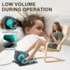 Rollingsurfer Máquina Elíptica Eléctrica con Masaje de Pies Fijo, Máquina Elíptica Bajo Escritorio para Mayores, Entrenador Elíptico Portátil para Adolescentes Adultos - Image 4