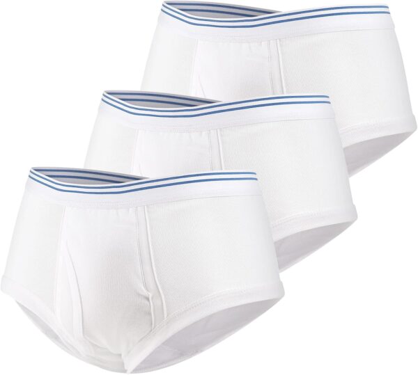 Calzoncillo de incontinencia para adultos Carer, pantalones cortos lavables para adultos, construido en una almohadilla absorbente (3 PCS, Small)