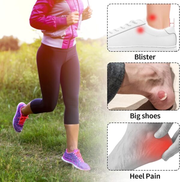 Sibba 3 Pares de Almohadillas para Zapatos con Inserciones Relleno Protectores para el Ajuste Apretado A Grande Botas Sueltas Cojín Plantillas Para Mujer Hombre Salud Productos Cuidado Pies Negro - Image 8