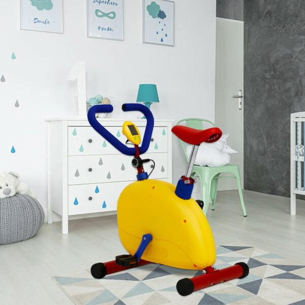 Equipo De Ejercicio Divertido Y Fitness para NiñOs, Bicicleta EstáTica De Interior con Asiento Ajustable, Adecuado para NiñOs De 3 A 8 AñOs - Image 6