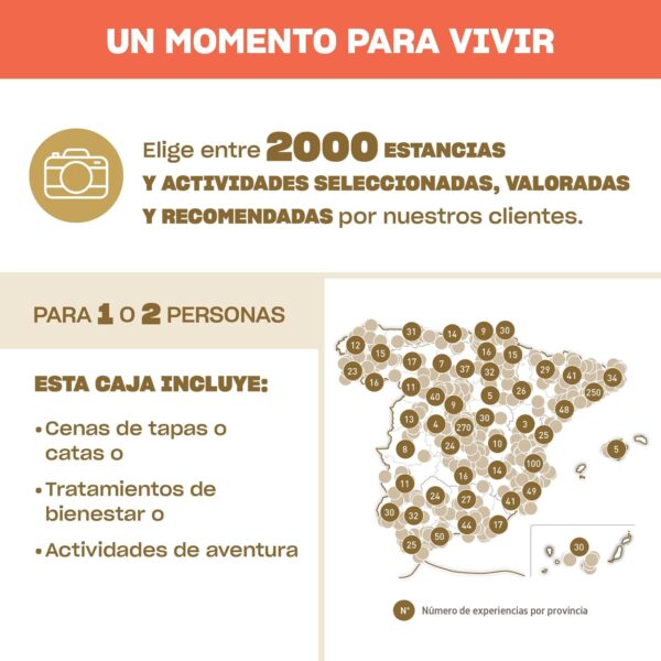 Smartbox - Caja Regalo Selección mágica - Idea de Regalo - 1 Actividad de gastronomía, Bienestar o Aventura para 1 o 2 Personas - Image 3