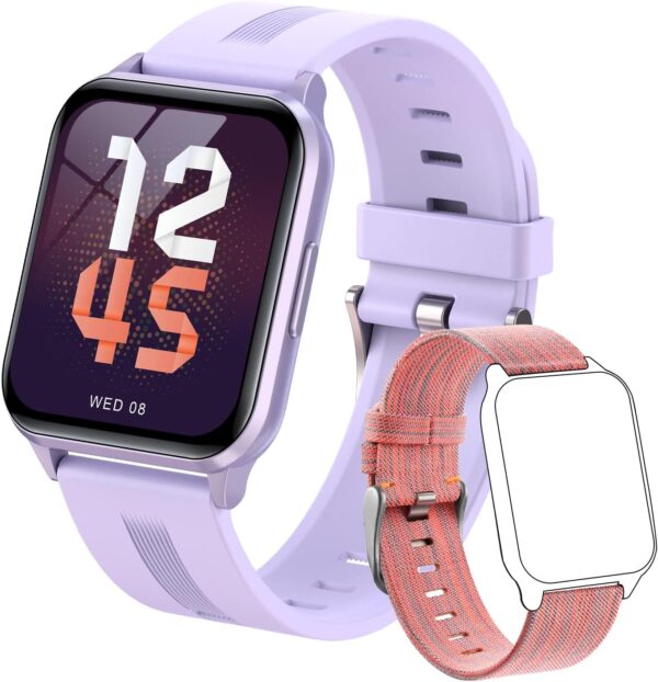 SUPBRO Reloj Inteligente Mujer Pulsera de Fitness Inteligente Monitor de Ritmo cardíaco IP68 a Prueba de Agua * 24 Modos Deportivos 1.69" Pantalla AMOLED