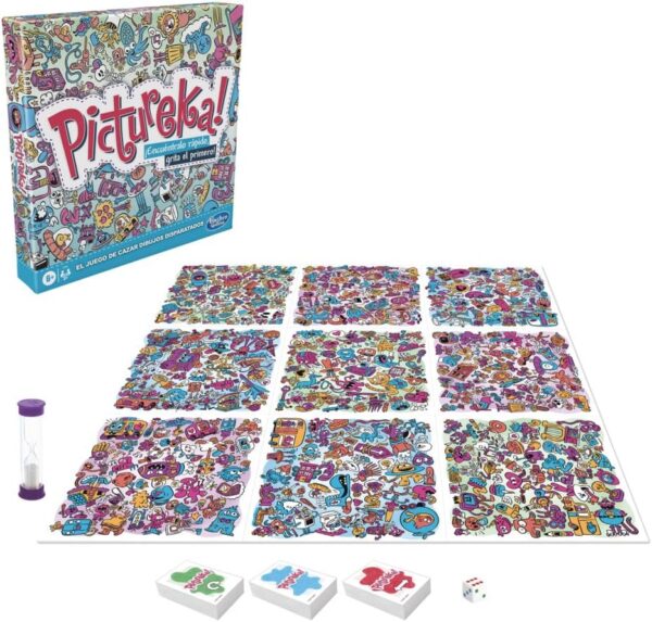 Hasbro Gaming F2564105 Juego Pictureka, Juego de Dibujos de Mesa Infantil, Juegos de Habilidad Mental, Divertido Juego Familiar para Mayores de 6 Años, Regalo de Reyes y Papá Noel para Niños y Niñas - Image 3