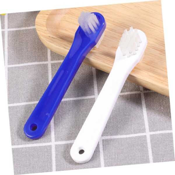 HAPINARY Limpieza 4 Uds Cepillo Para Postiza Cuidado De La Limpiadores Para Dentaduras Postizas Limpiador Para Dentaduras Postizas Limpiador De Postizos Cepillo De - Image 3