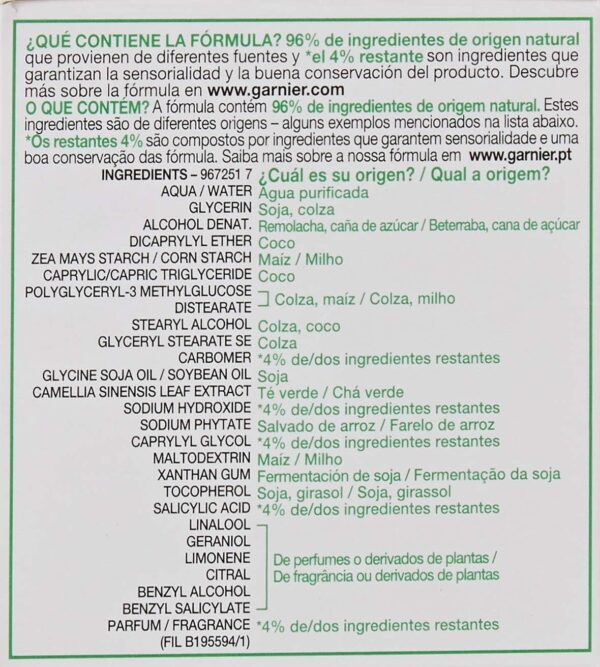 Garnier Skin Active Garnier - Crema Hidratante 48H Hydra-Adapt para pieles mixtas a grasas - Image 5