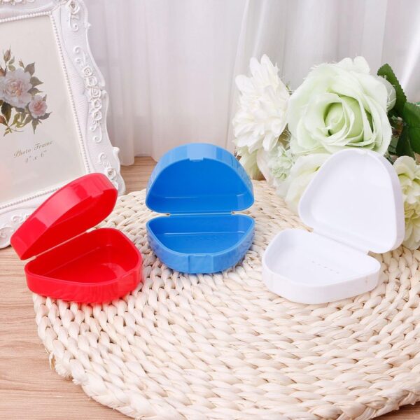 Retenedor de ortodoncia para dentadura bucal de baño, caja de almacenamiento para bandeja - Image 4