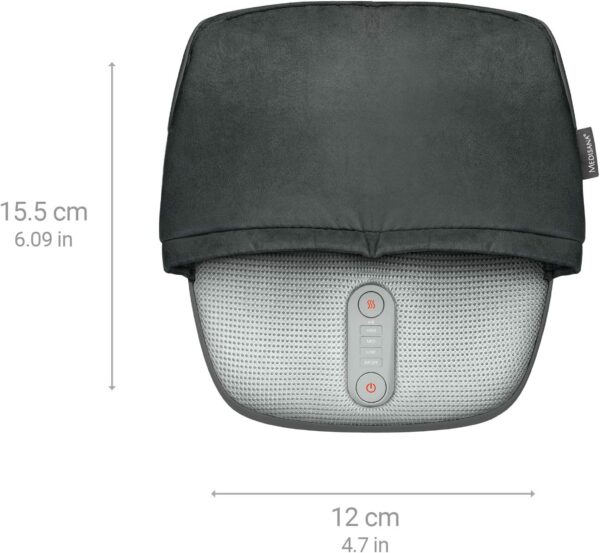 Medisana FM 885 Shiatsu masajeador de pies, eléctrico, función luz roja, función calentamiento, 3 velocidades, masaje Shiatsu que mejora la circulación y masaje de compresión - Image 2