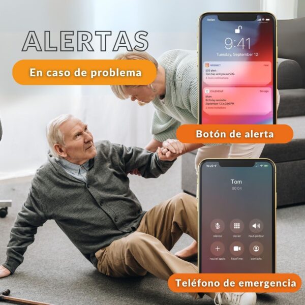 Weenect - GPS para Personas Mayores | Sin límite de Distancia | 7 días de autonomía | Botón de Alerta | Teléfono de urgencia | 2G | Funciona con suscripción - Image 5