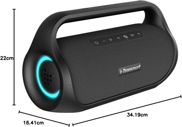 Tronsmart Altavoz Bluetooth Potente 50W con Sonido Estéreo, Bluetooth 5.3, Waterproof IPX6, 15H de Reproducción, Altavoz Portátil inalámbrica con Powerbank y NFC para Hogar, Fiesta, Viaje - Image 8