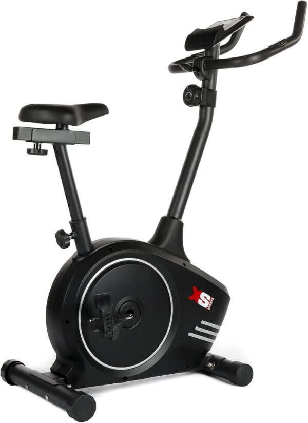 XS Sports B510 Magnetic Exercise Bike - Indoor Fitness Equipment - Stationary Upright Gym Cycle ​Trainer ​for ​Home Workout ​and​ Cardio