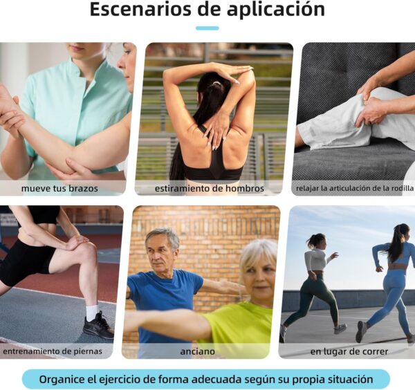 himaly Mini Bicicleta de Ejercicio Plegable Portátil para el Hogar Pedal Ejercitador Gimnasio Fitness Brazo Pierna Entrenamiento Resistencia Ajustable con Pantalla LCD para Mujeres y Hombres - Image 5
