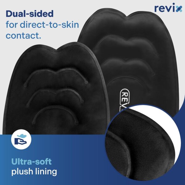 REVIX Paquete de hielo XXXL de 20 pulgadas para rodillas reutilizable, envoltura de rodilla de hielo con compresión fría para artritis, desgarro de menisco y ACL - Image 3