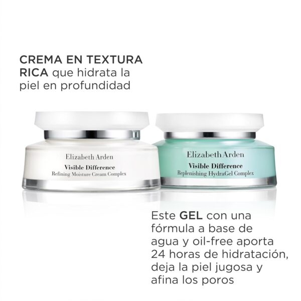 Elizabeth Arden - Visible Difference, Crema Hidratante Facial de Día, con Escualano, Suaviza, Alisa y Mejora el Tono de Piel, Reduce las Líneas de Expresión, Apta como Base de Maquillaje - 75 ml - Image 5