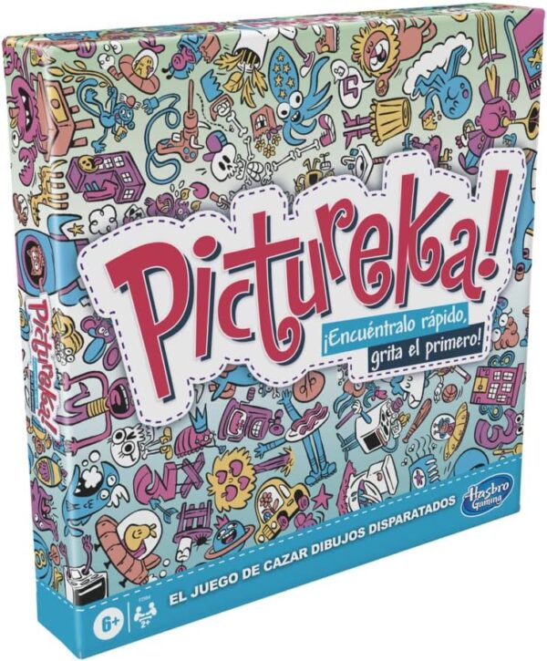 Hasbro Gaming F2564105 Juego Pictureka, Juego de Dibujos de Mesa Infantil, Juegos de Habilidad Mental, Divertido Juego Familiar para Mayores de 6 Años, Regalo de Reyes y Papá Noel para Niños y Niñas - Image 2
