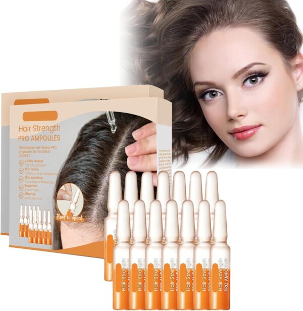Ampollas Fortalecedoras Para El Cabello, Suero Para El Crecimiento Del Cabello, Ampollas De Tratamiento Acondicionador Profundo, Suero Para Un Cabello Más Grueso, Largo, Voluminoso Y Saludable