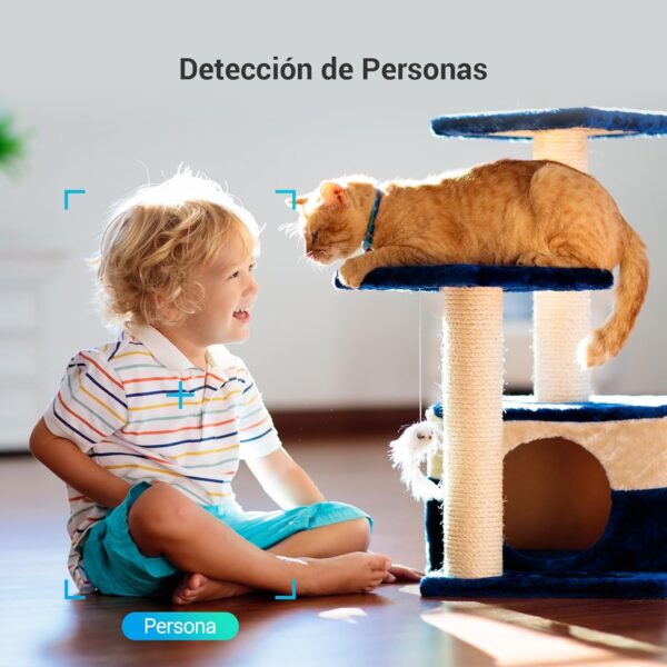 EZVIZ Camara de Vigilancia Interior con Seguimiento Automático, Cámara IP Domicilio WiFi 360° para Bebe con Visión Nocturna Color, Detección Humana,1080P, Llamada Bidireccional, Soporta 512GB, CP1 2MP - Image 2