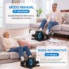 MERACH Mini Elíptica Eléctrica, Máquina Elíptica Bajo Escritorio para el Hogar Silenciosa y Portátil con Control Remoto y Pantalla LCD, 12 Velocidades, Ideal para Mayores y Adultos, Gimnasio, Oficina - Image 4
