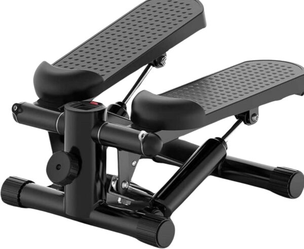 Stepper de Fitness para Entrenamiento en Casa | Stepper de Bajo Impacto con Bandas de Resistencia o Manillar | Ejercicio de Cuerpo Completo en Casa o Gym | Entrenamiento Cardio y Tonificación Muscular