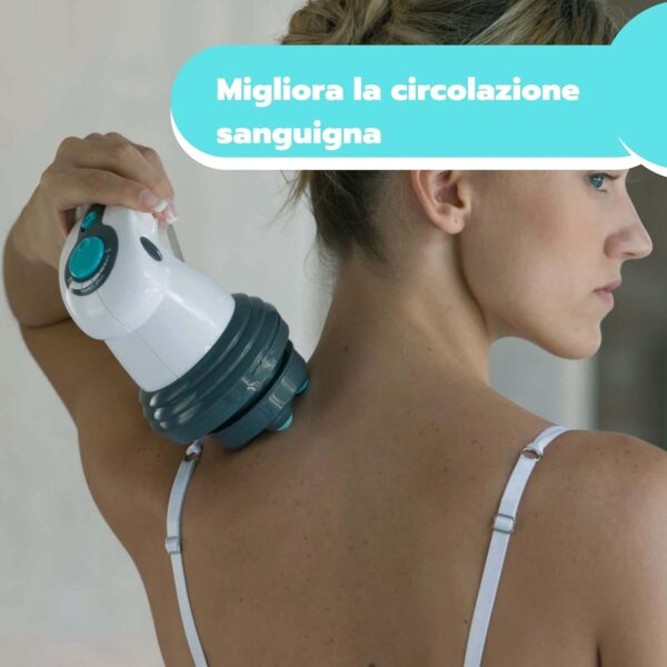 ARDES Masajeador anticelulítico Profesional con calentamiento de infrarrojos para glúteos y piernas con 4 Accesorios Intercambiables y neceser de viaje Modelo ARM240N - Image 4