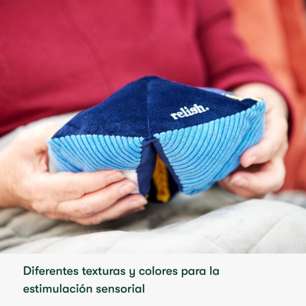 Relish - Actividad sensorial de demencia de giro táctil, juguete antiestrés para la enfermedad de Alzheimer y la demencia, etapas medias a tardías, producto suave y cómodo con colores y texturas - Image 3