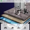VOUNOT Carrito Compra Plegable de Aluminio, Carro de la Compra 6 Ruedas con Bolsa Impermeable Desmontable y Ganchos, 50L, Gris - Image 7