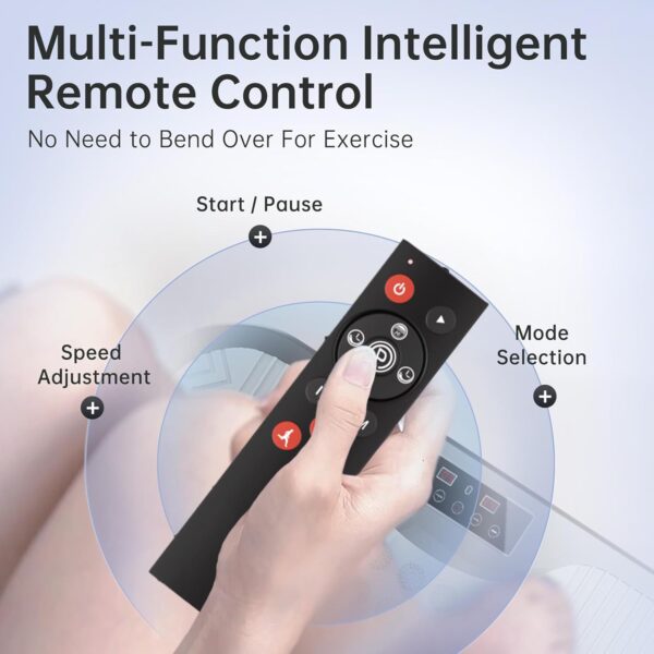 JOROTO JV30 Placa Vibratoria 4D | Entrenamiento para Todo el Cuerpo en casa | 5 Modos de vibración | 99 Niveles de vibración | con Control Remoto de Bandas de Resistencia | Capacidad de Carga 150kg - Image 6