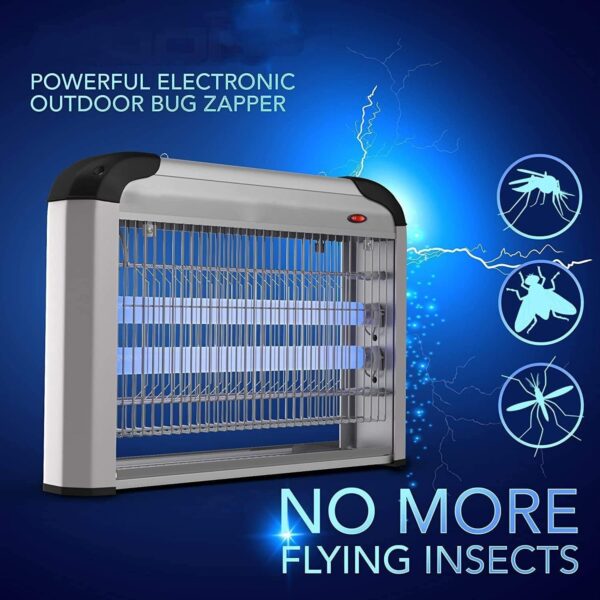 Exterminador de Insectos Voladores - Potente Zapper Eléctrico 2800V, Luz Atractiva 20W, Protección Total para el Hogar - Image 7