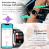 YYKY 2024 ECG Reloj Inteligente con 𝐆𝐥𝐮𝐜𝐞𝐦𝐢𝐚/Ácido Úrico/Lípidos, 2.04" AMOLED Smartwatch con BMI/Fatiga/Emociones, 24/7 Temperatura Corporal, Presión Arterial, Sueño para Android iOS - Image 3
