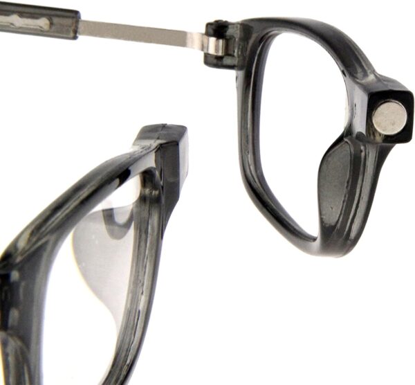 TBOC Gafas de Lectura Presbicia Vista Cansada – [Pack 4 Unidades] Montura Negra Graduadas +2.50 Dioptrías Hombre Mujer Regulables Plegables Imantadas Lentes Aumento Leer Ver Cerca Cuello Imán - Image 7