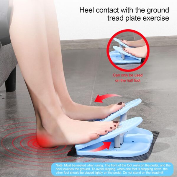 Foot Stepper Machine,Mini Stepper Exercise Steps Foot Stepper Machine Exercise Device Under Desk Household Stepper Equipment Fitness Equipment for Home Office Gym - Image 6