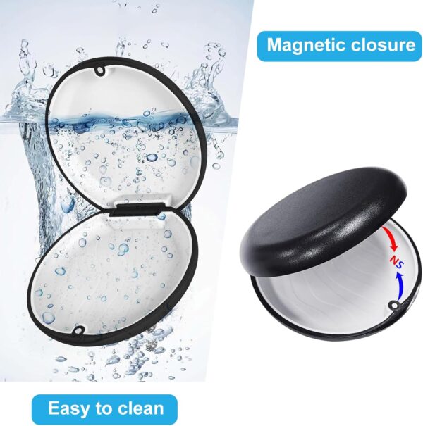 Estuche Para Dentadura, Caja de Retenedor, Caja de Dentaduras Postizas, 2PCS Caja ortodoncia, Contenedor de Retenci贸n por Dentadura, Caja de Dentadura Protector Bucal,Caja Para Aparatos de Ortodoncia - Image 6