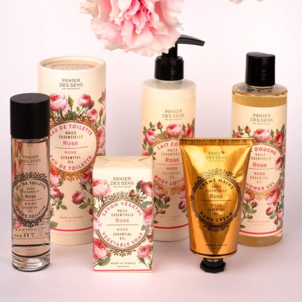 Cesta de los Sentidos - Crema Corporal Hidratante - ROSA - para un Cuerpo Natural - Cuidado Corporal - Aceite de Oliva y Manteca de Karité - 97% Ingredientes Naturales - 250ml - Image 6