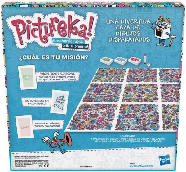 Hasbro Gaming F2564105 Juego Pictureka, Juego de Dibujos de Mesa Infantil, Juegos de Habilidad Mental, Divertido Juego Familiar para Mayores de 6 Años, Regalo de Reyes y Papá Noel para Niños y Niñas - Image 6