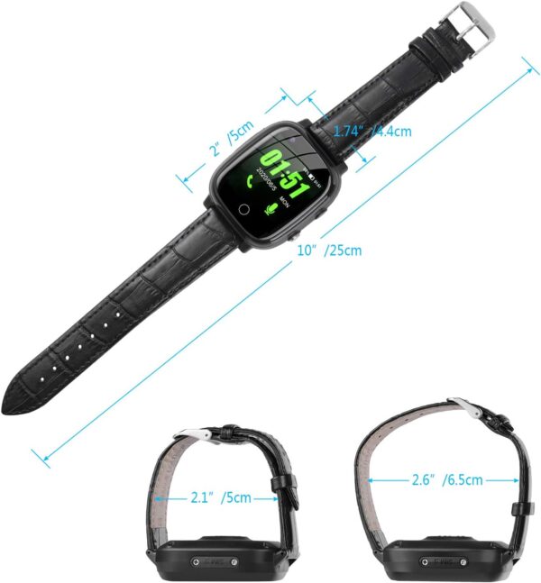 Reloj Inteligente con GPS 4G para niños Mayores, Monitor de presión ​Arterial de frecuencia cardíaca IP67 Impermeable rastreador SOS GPS Alzheimer Anti-perdida Relojes Regalo para papá mamá - Image 8
