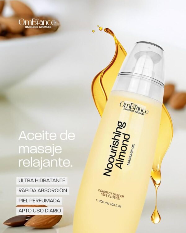 OmBiance Aceite de masaje relajante y sensual para terapia masaje - Aceite corporal perfumado - Loción para el cuerpo hidrata y cuida la piel - Aceite para parejas (Sin Fragancia) - Image 8