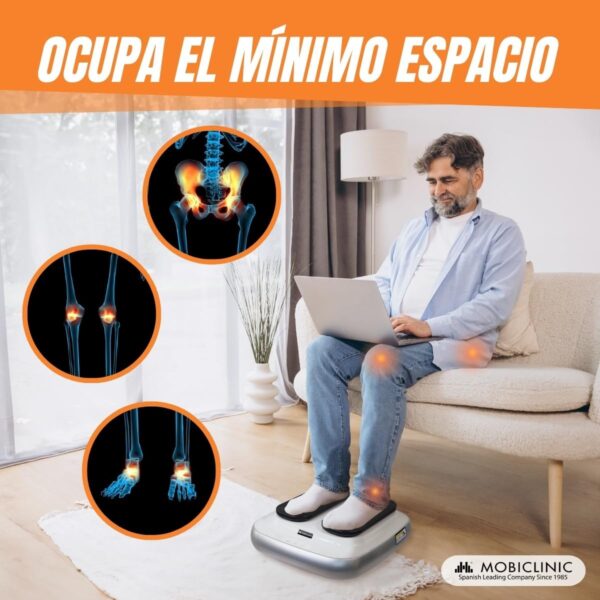 Mobiclinic, Ejercitador de piernas, Eléctrico, LegFit, Marca Española, Gimnasia pasiva, Andar Sentado, para Mayores, para Jóvenes, con Mando a Distancia, Velocidad Regulable - Image 8