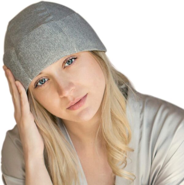 Unguento Para el Dolor, FOMI Care Migraine - Sombrero de gel para hielo | paquete de enfriamiento para dolor de cabeza | envoltura de terapia fría para tensión, sinus, alivio del dolor de presión