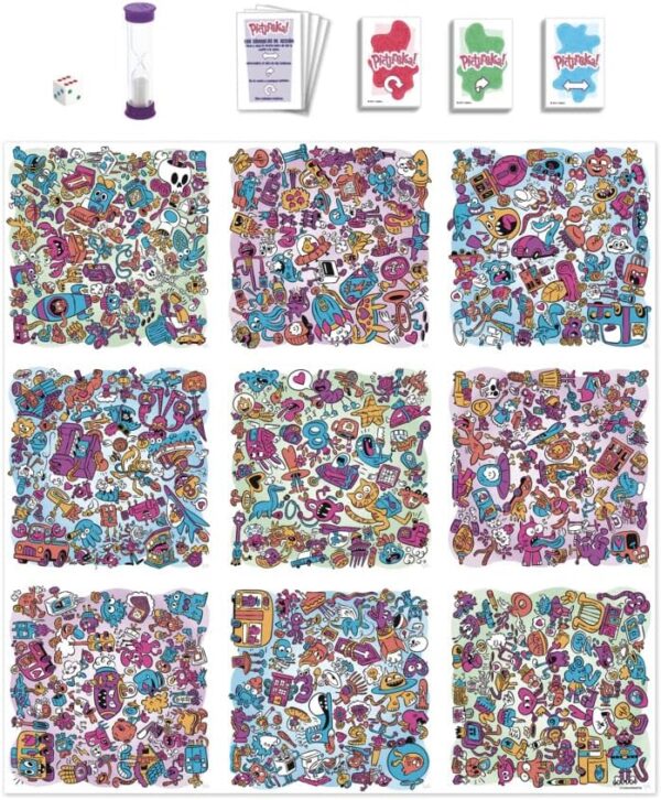 Hasbro Gaming F2564105 Juego Pictureka, Juego de Dibujos de Mesa Infantil, Juegos de Habilidad Mental, Divertido Juego Familiar para Mayores de 6 Años, Regalo de Reyes y Papá Noel para Niños y Niñas - Image 5