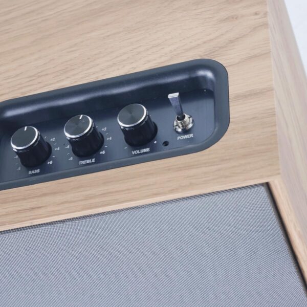 VULKKANO T40 ARC Altavoz Activo con 40W de Potencia, Woofer de 4", HDMI ARC, Bluetooth 5.0, RCA, AUX, USB, Salida Subwoofer, Altavoz para la TV, la Mesa o la estantería, Color Marrón - Image 5
