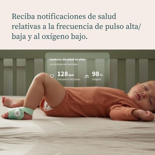 Owlet Dream Sock - Vigilabebés Inteligente - Seguimiento de lecturas de Salud en Vivo - Bedtime Blue - Image 3