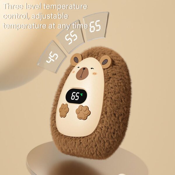SANRLO Calentador para Manos Portátil Inteligente 3 Velocidades con Pantalla Digital Calentador Bolsillo Recargable para Comodidad En Invierno - Image 3