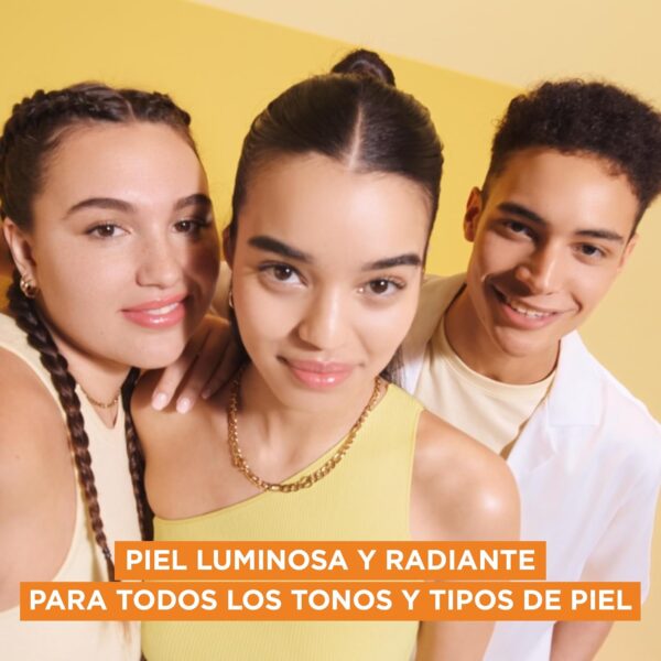 Garnier Vitamina C Pack rutina Antimanchas, Crema Fluida UV Diaria Iluminadora FPS50+ 40 ml, Garnier Sérum Anti Manchas con Vitamina C y Niacinamida 30 ml, Muestras Regalo - Image 6