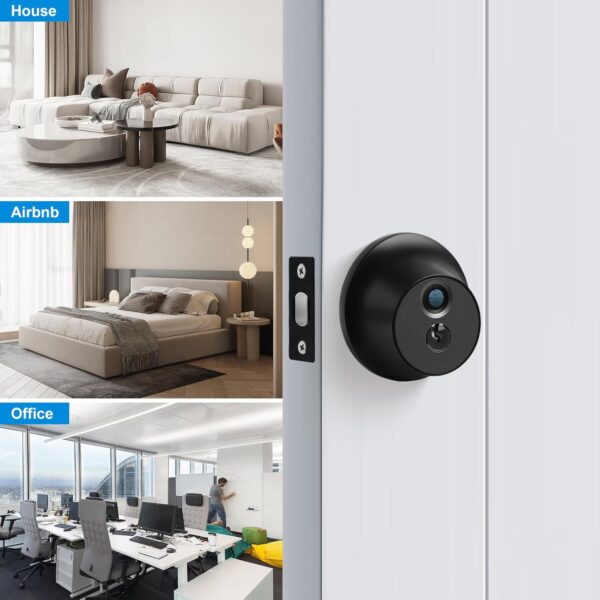 Cerradura conectada con Metafort Cerradura Electrónica - Entrada sin Llave, Smart Lock con Fingerprint, Control de APP, Llaves, Bluetooth para el hogar, hotel, oficina y apartamento - Image 7