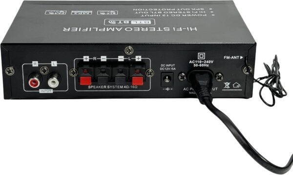 Amplificador Bluetooth 5.0 Mini, amplificador de alta fidelidad, receptor de audio digital, amplificador amplificador de potencia con ranura USB TF - Image 5