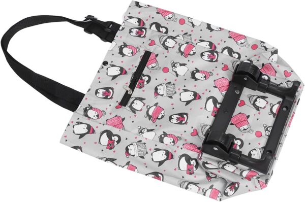 Organizador plegable para carrito de la compra, bolsa plegable reutilizable, carrito de compras plegable, carrito de compras para ancianos, bolsa de compras con ruedas para ir de compras al aire libre - Image 7