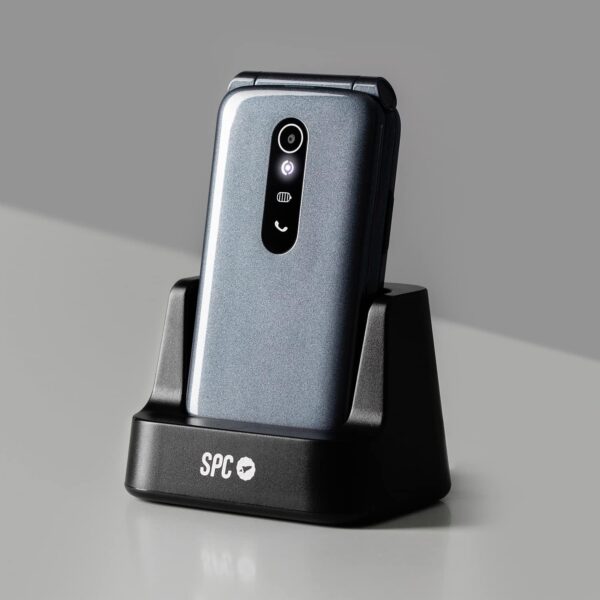 SPC Stella 2 - Teléfono móvil de Tapa para Mayores, Botones y Teclas Grandes, fácil de Usar, configuración remota, botón SOS, USB-C, 3 memorias directas, Base de Carga, Color Negro - Image 5