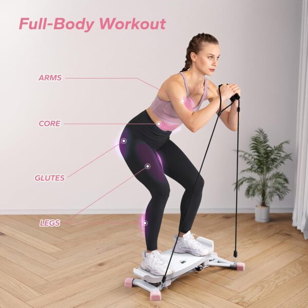 Máquina de esquí, máquina de entrenamiento de esquí simulada, máquina de ejercicio de piernas, divertida máquina de ejercicios cardiovasculares, equipo de ejercicio aeróbico de cuerpo completo para - Image 5