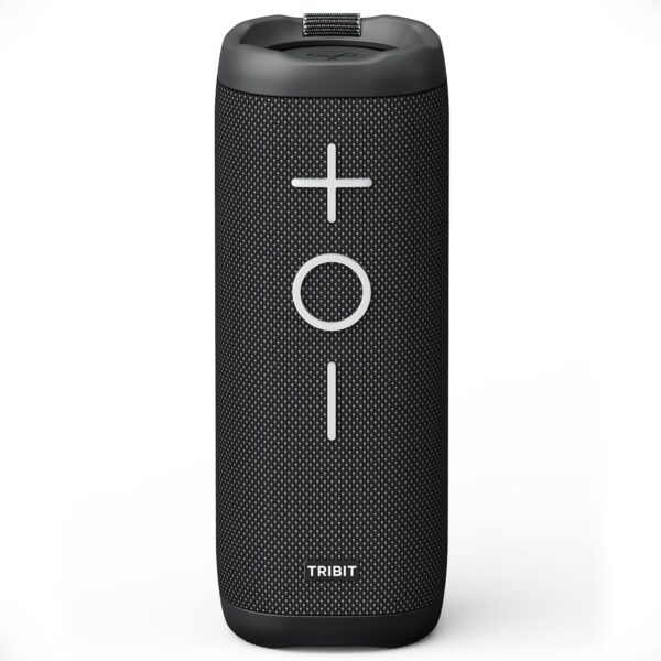 Tribit StormBox 2 Altavoz Bluetooth con Sonido Envolvente de 360°. con 34 W, tecnología XBass, Resistencia al Agua IPX7, Bluetooth 5.3 y emparejamiento TWS Ideal para Exteriores
