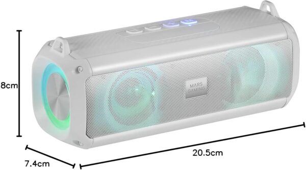 Mars Gaming Altavoz+Barra MSB-XTW 20W BT RGB white - Image 7